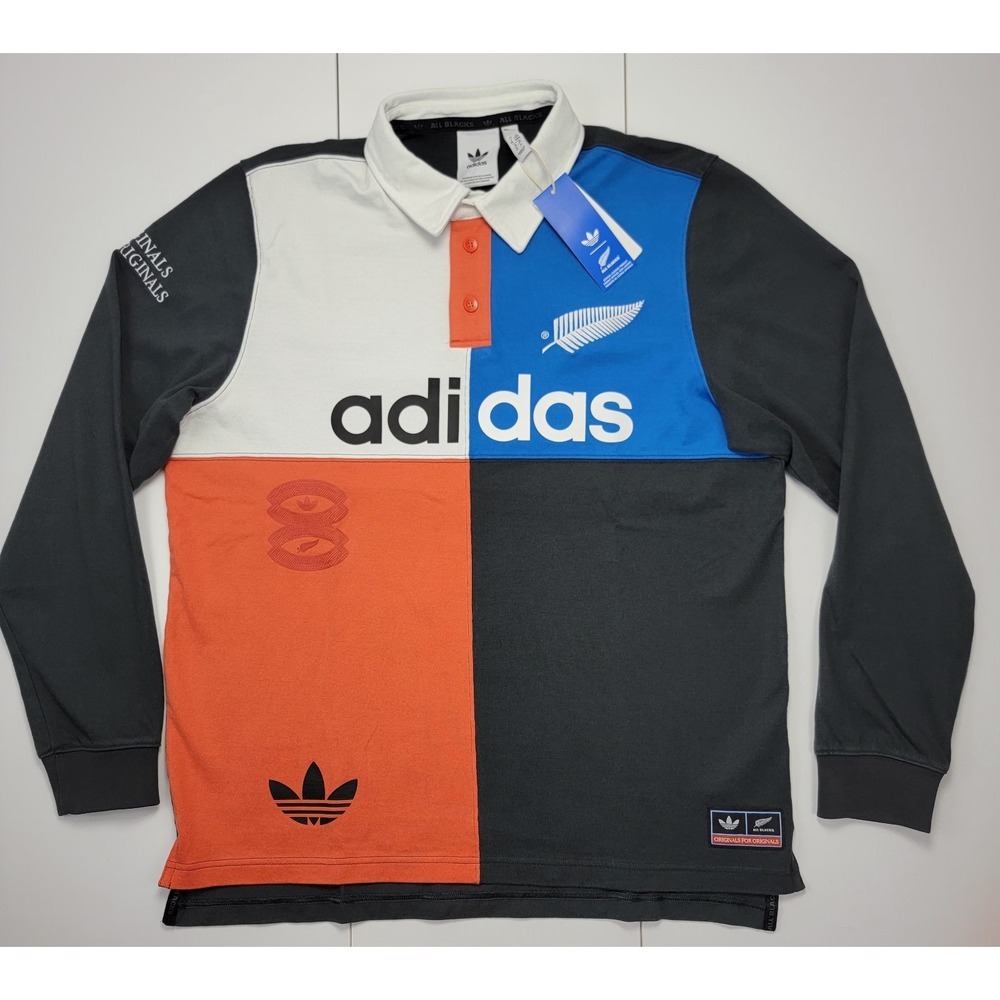 Adidas Originals x All Blacks Heritage Rugby Shirt Mens Size M KG4638 New